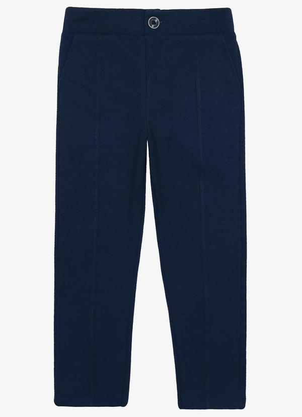 Trick Nick - Calca Menino Moletinho Piquet Tick Nick Azul 6