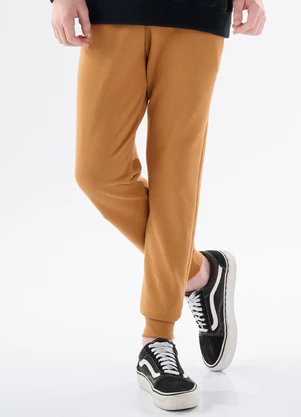 Pulla Bulla - Calca Moletom Basica Marrom - PULLA BULLA