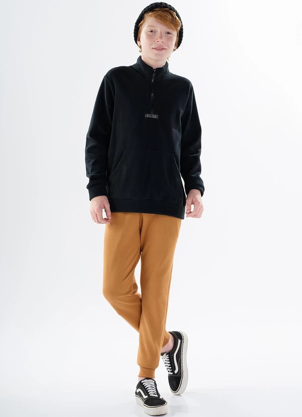 Pulla Bulla - Calca Moletom Basica Marrom 2