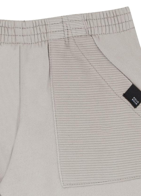 Pulla Bulla - Calça Moletom e Malha Relevo Cinza 4