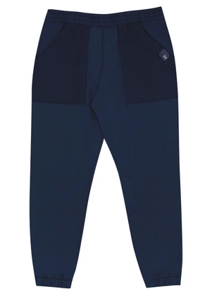 Pulla Bulla - Calça Moletom e Malha Relevo Marinho - PULLA BULLA