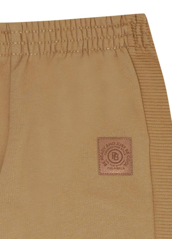 Pulla Bulla - Calça Moletom e Malha Relevo Marrom 4