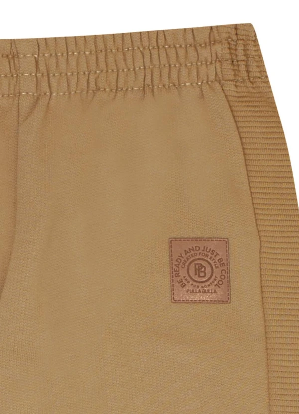 Pulla Bulla - Calça Moletom e Malha Relevo Marrom 4