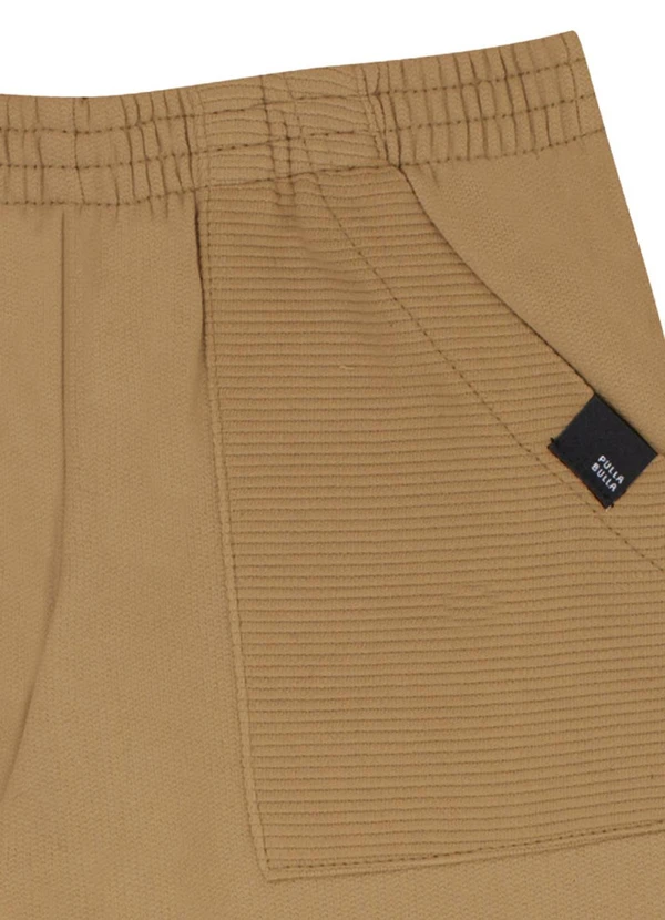 Pulla Bulla - Calça Moletom e Malha Relevo Marrom 3