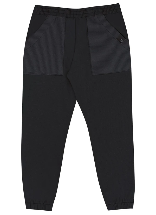 Pulla Bulla - Calça Moletom e Malha Relevo Preto