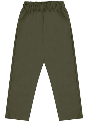 Rovi Kids - Calça Moletom Masculina Verde - ROVI KIDS