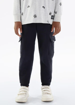 Pulla Bulla - Calca Moletom Preto - PULLA BULLA