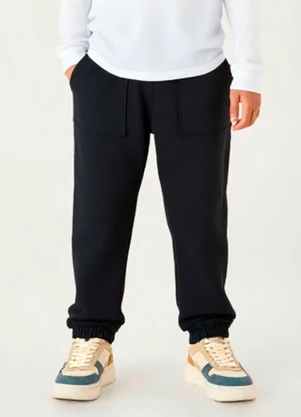 Pulla Bulla - Calça Moletom Preto - PULLA BULLA
