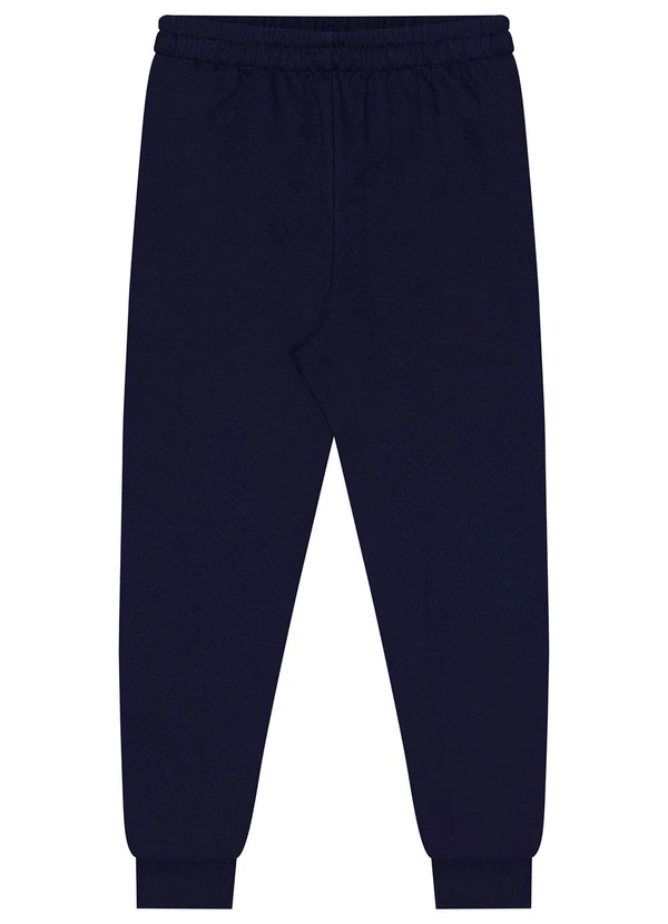 Alakazoo - Calça Moletom sem Felpa Azul 1