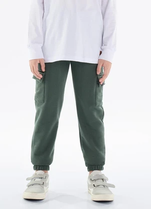 Pulla Bulla - Calca Moletom Verde - PULLA BULLA