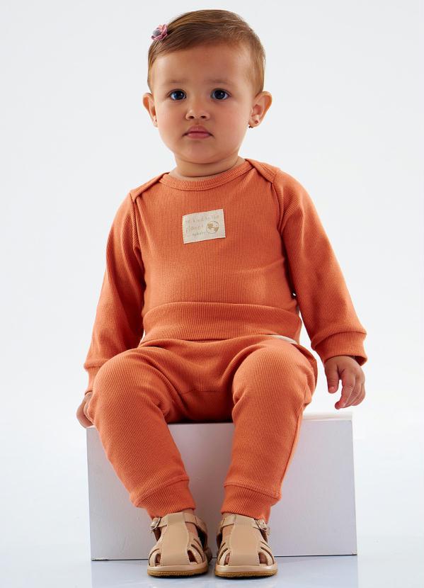 Up Baby - Calça Nature Unissex Bebê Marrom 2