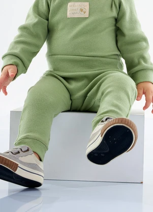 Up Baby - Calça Nature Unissex para Bebê Verde - UP BABY