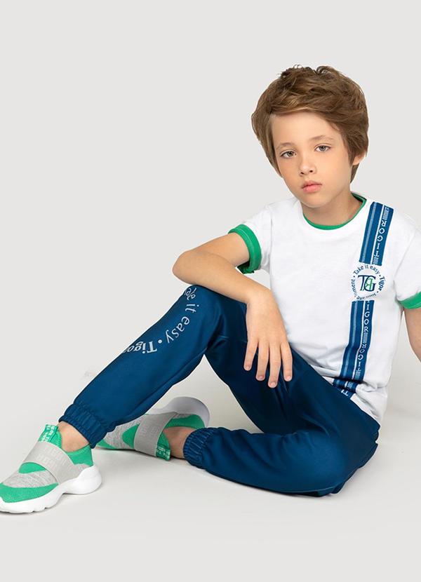 Tigor T Tigre - Calça Neoflex Infantil Menino Azul
