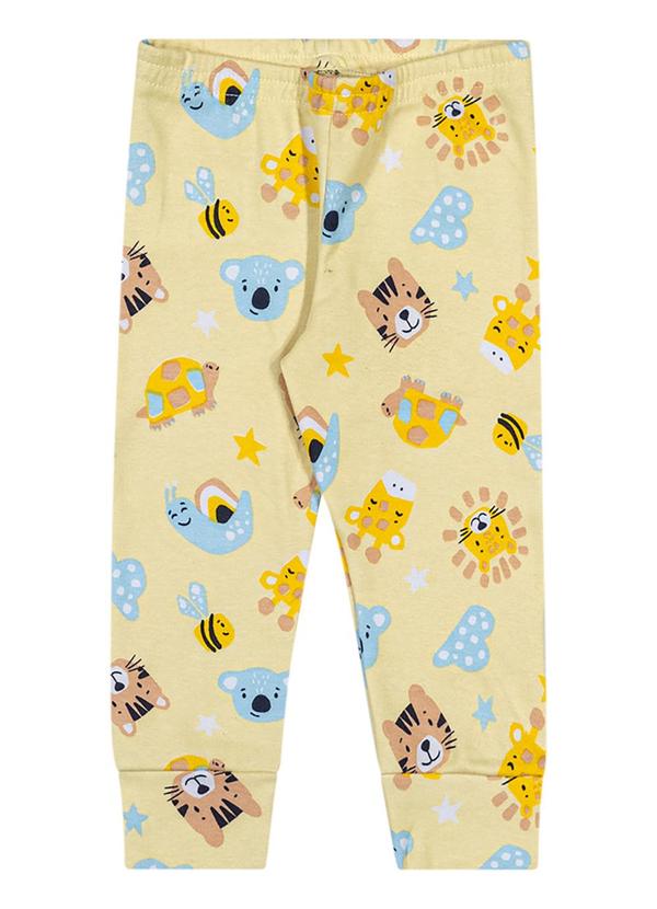 Alenice - Calça Nossos Amigos da Floresta Menino Amarelo