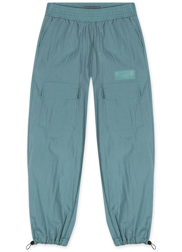 Tigor T Tigre - Calça Oversized Infantil Masculina Verde 1