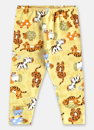 Up Baby - Calça para Bebê Menino em Suedine Verde - UP BABY