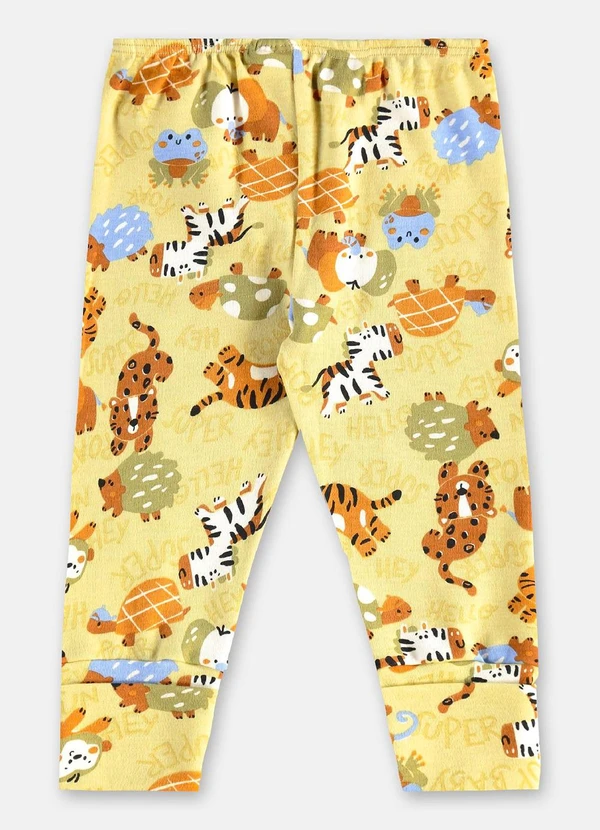 Up Baby - Calça para Bebê Menino em Suedine Verde 3