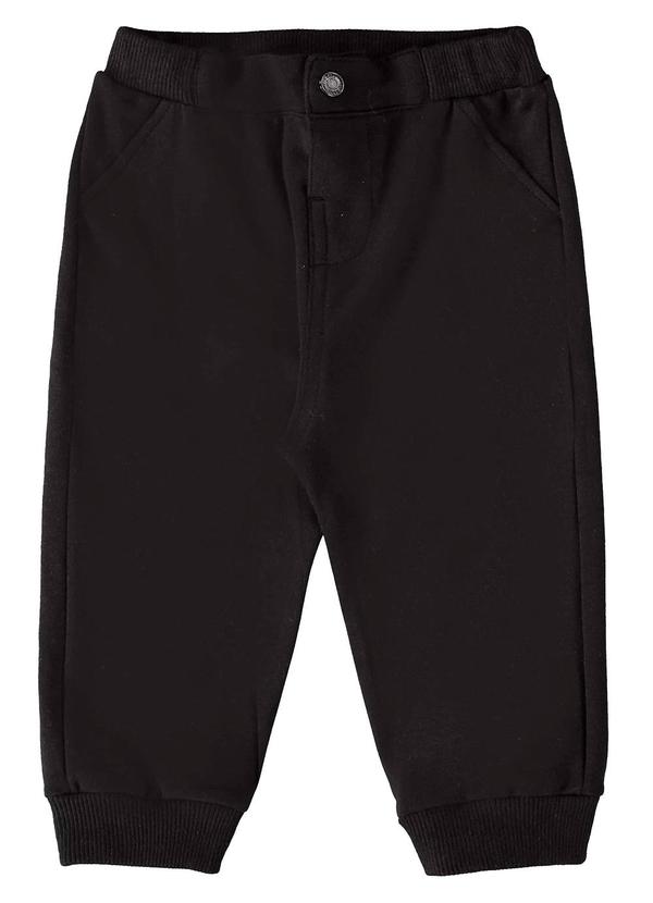 Up Baby - Calça para Bebê Menino Preto
