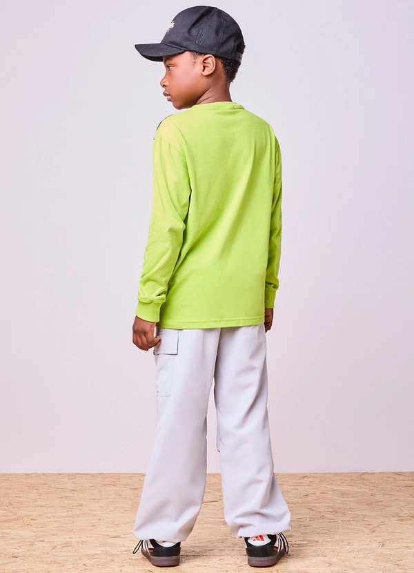 Youccie - Calça Parachute em Tactel Sport Cinza Cinza 4