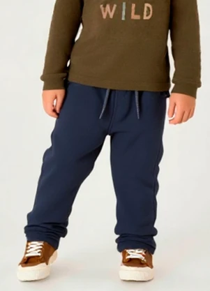 Pulla Bulla - Calça Piqueton Fit Marinho - PULLA BULLA