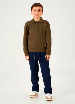 Pulla Bulla - Calça Piqueton Fit Marinho - PULLA BULLA