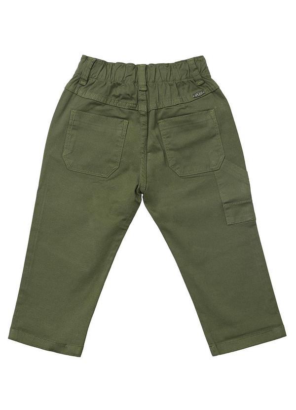 Sun Place - Calça Sarja Bebê Menino Relaxed Verde 3