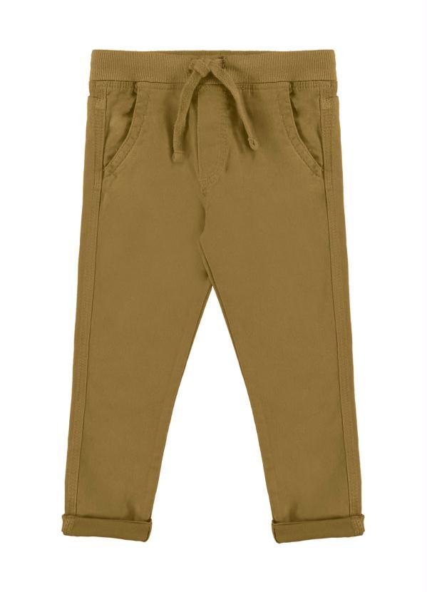 Alakazoo - Calca Sarja com Elastano Marrom 5