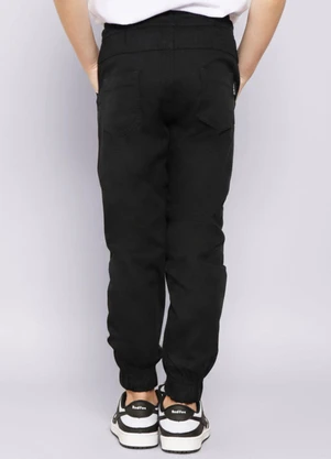 Torra - Calça Sarja Infantil Jogger Preta - TORRA