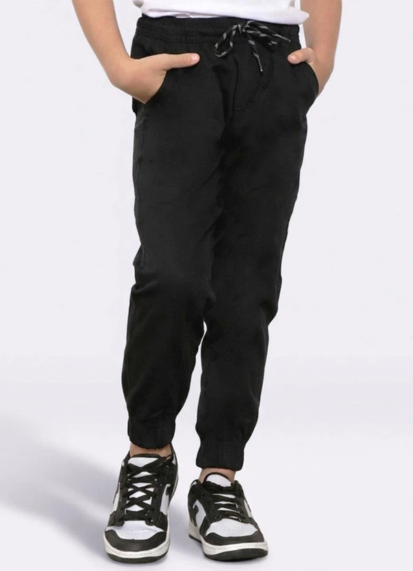 Torra - Calça Sarja Infantil Jogger Preta