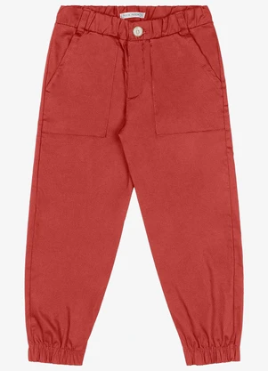 Trick Nick - Calça Sarja Infantil Masculino Marrom - TRICK NICK