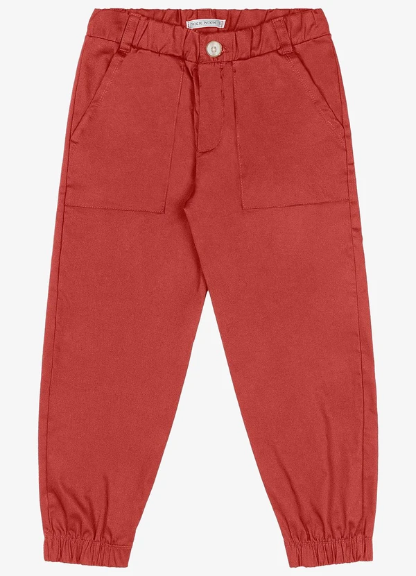Trick Nick - Calça Sarja Infantil Masculino Marrom