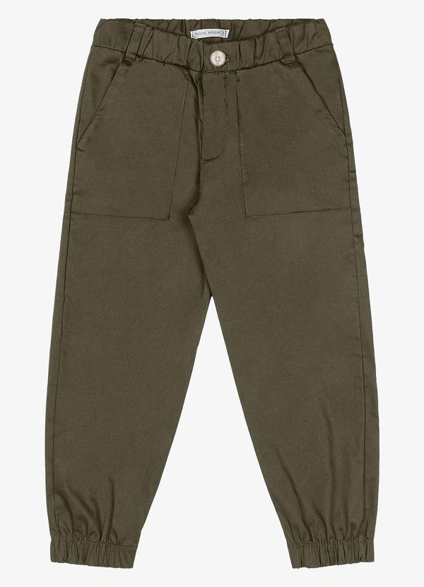 Trick Nick - Calça Sarja Infantil Masculino Verde