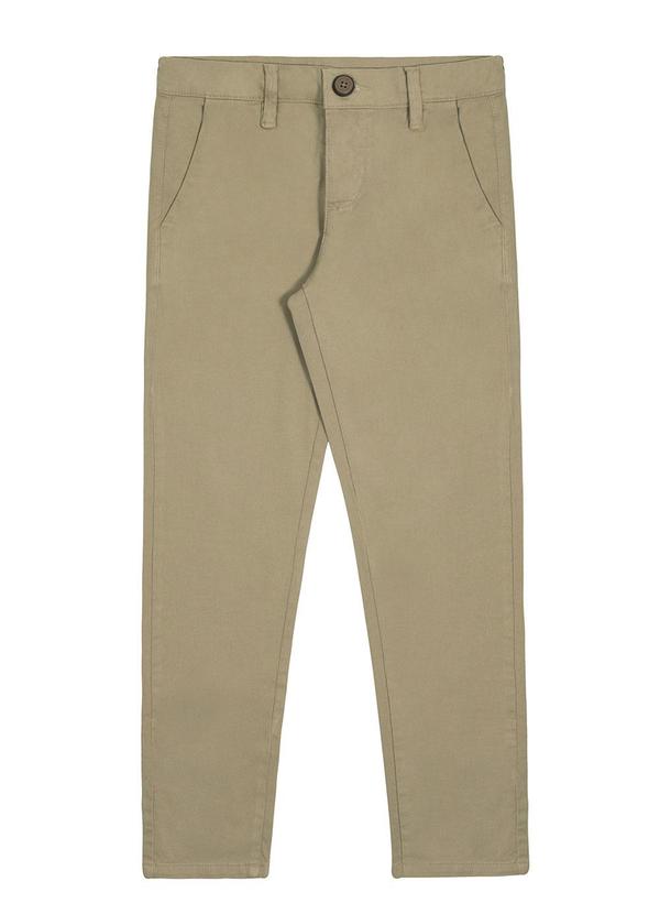 Alakazoo - Calça Sarja Infantil Menino Chino Bege 5