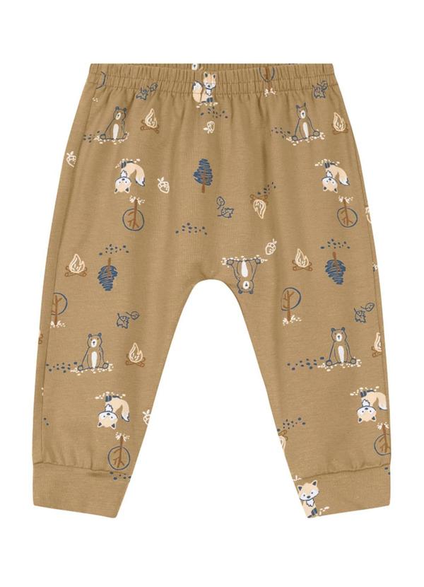 Brandili Baby - Calça Saruel Bebê Menino Marrom