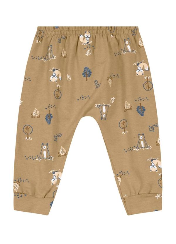 Brandili Baby - Calça Saruel Bebê Menino Marrom 2