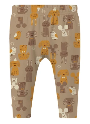 Malwee Kids - Calça Saruel Bichinhos em Cotton Areia - MALWEE KIDS