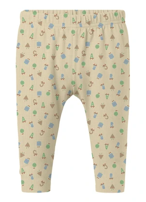 Malwee Kids - Calça Saruel Letrinhas em Cotton Off White - MALWEE KIDS