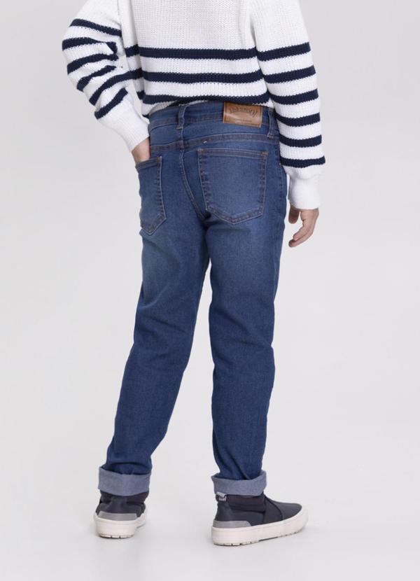 Alakazoo - Calça Skinny com Bolsos e Cintura Ajustável Azul 2