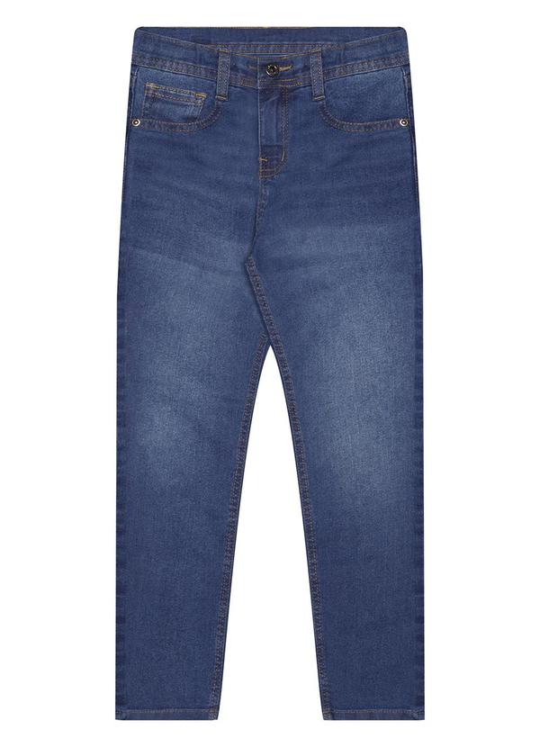 Alakazoo - Calça Skinny com Bolsos e Cintura Ajustável Azul 4