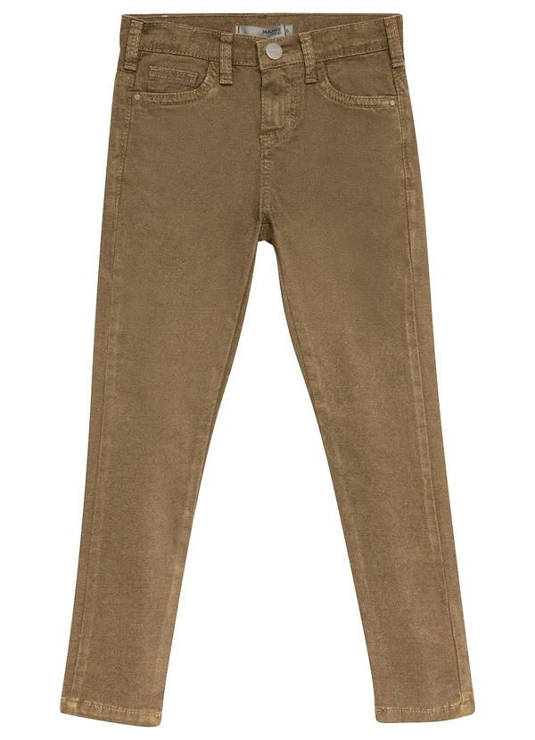 Malwee Kids - Calça Skinny em Sarja Cáqui