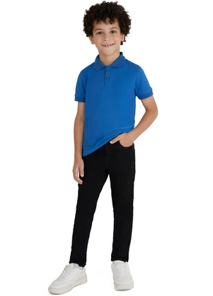 Malwee Kids - Calça Skinny em Sarja Preto - MALWEE KIDS