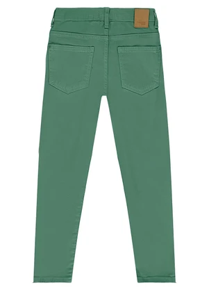 Malwee Kids - Calça Skinny em Sarja Verde - MALWEE KIDS