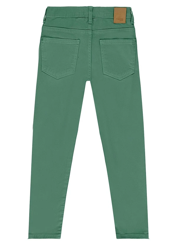 Malwee Kids - Calça Skinny em Sarja Verde 2