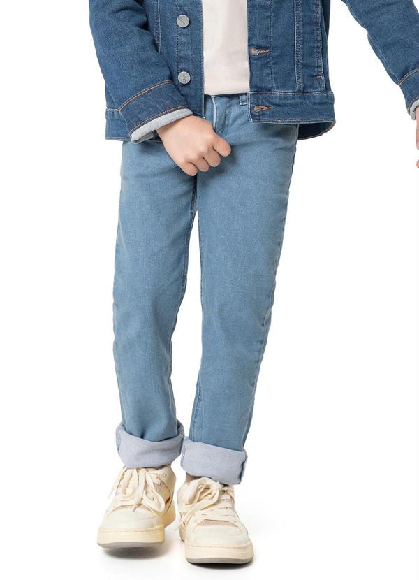 Malwee Kids - Calça Slim Infantil Menino Denim Azul