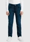 Carinhoso - Calça Slim Jeans Estonada Azul Escuro - variação: Azul Escuro