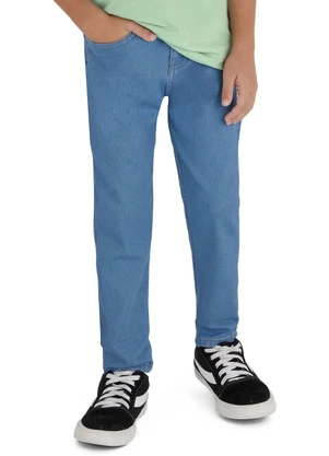 Malwee Kids - Calça Slim Jeans Moletom Azul - MALWEE KIDS