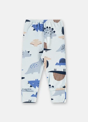 Up Baby - Calça Suedine Punho Estampado - UP BABY