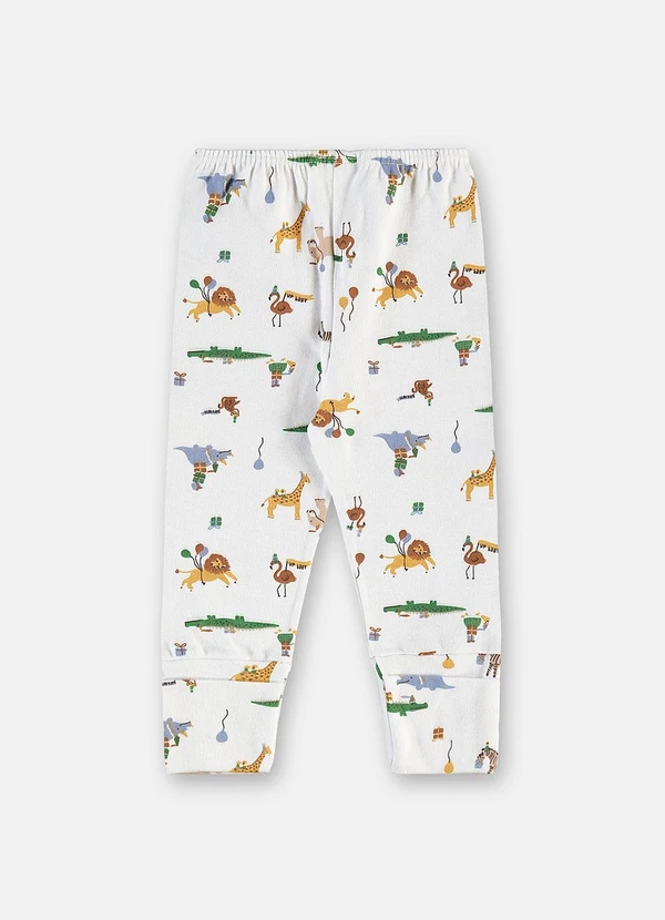 Up Baby - Calça Suedine Punho Estampado 2