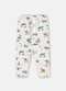 Up Baby - Calça Suedine Punho Estampado - variação:  