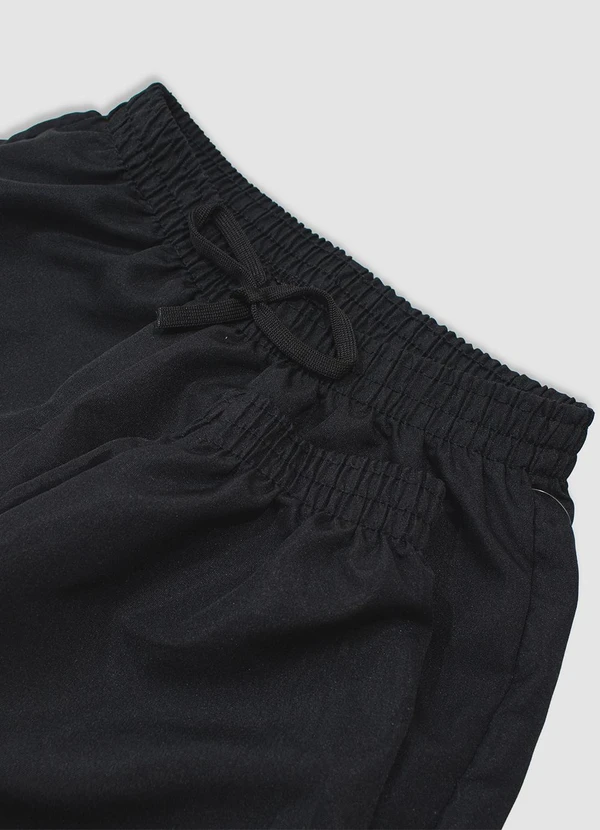 Turminha - Calça Tactel Cargo Preto 4